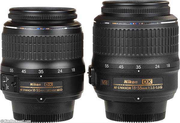 Donker worden slijm Slank Nikon 18-55mm VR