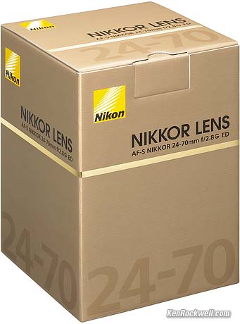 Nikon 24-70mm box