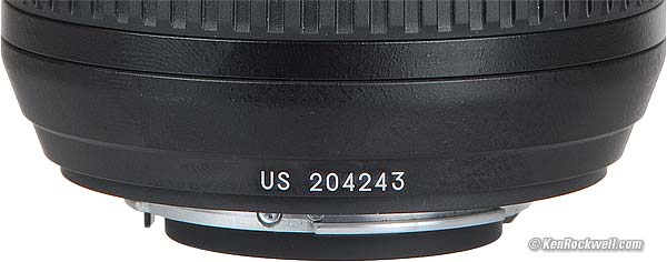 Nikon 24-70mm Serial Number