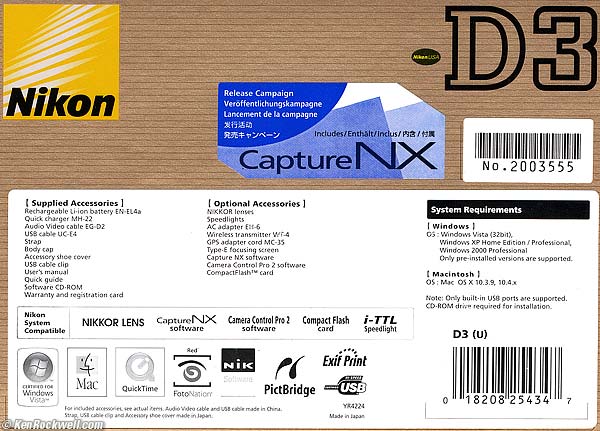 nikon d3 charger