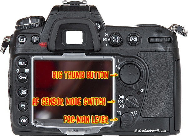 Nikon D300 Big Thumb Button