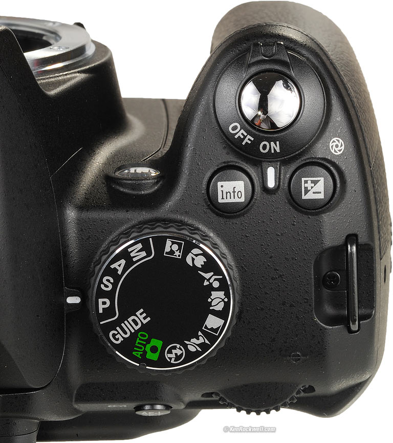 Nikon D3000 Controls