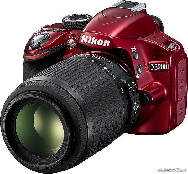 Red Nikon D3200