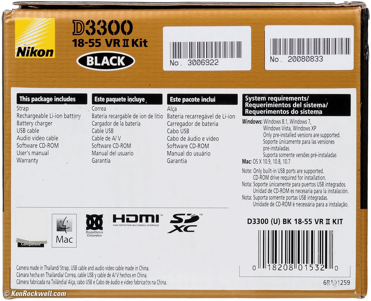 nikon d3300 av out