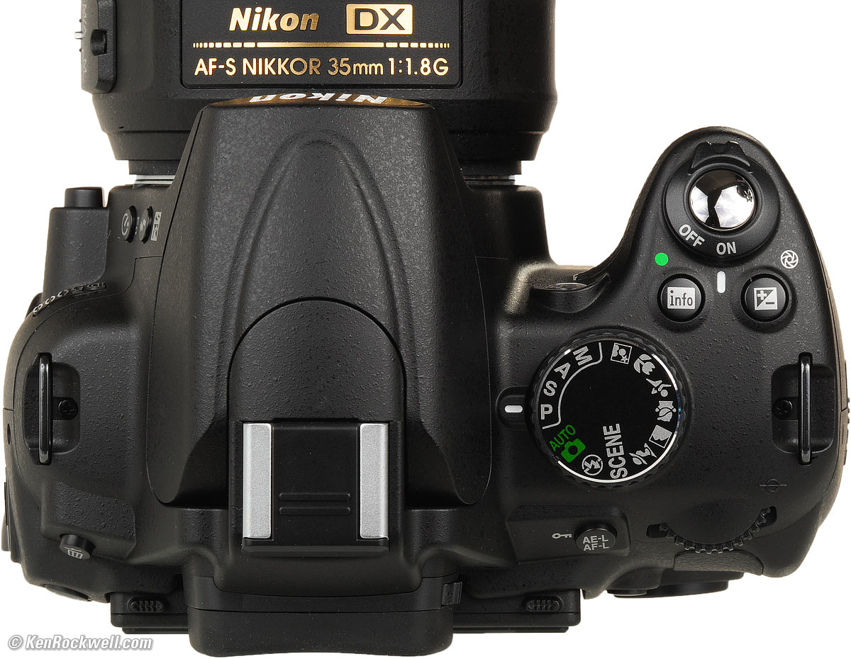 Nikon D5000 Top Panel