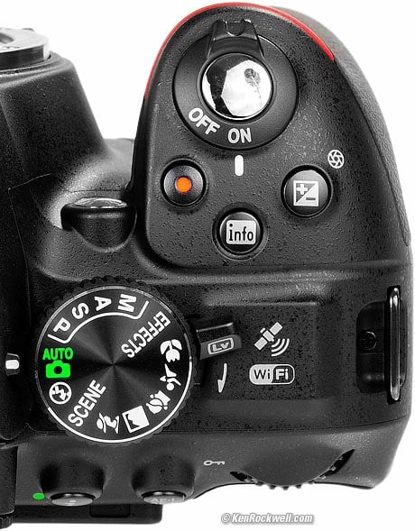 Vleien toevoegen oosters Nikon D5300 Controls