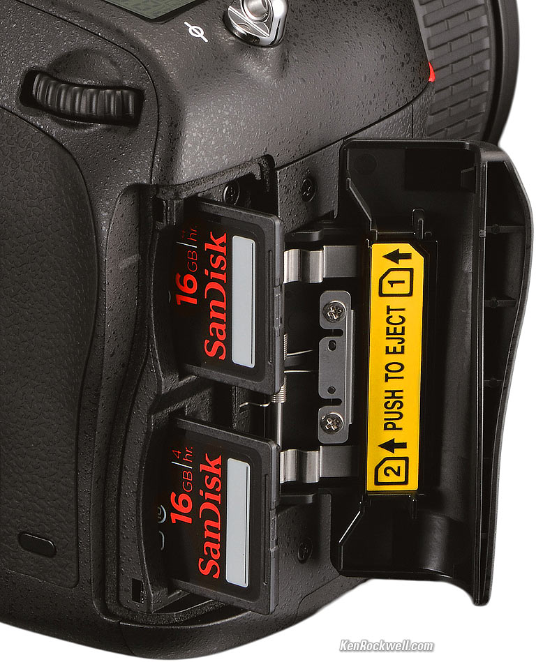 nikon d600 sd card