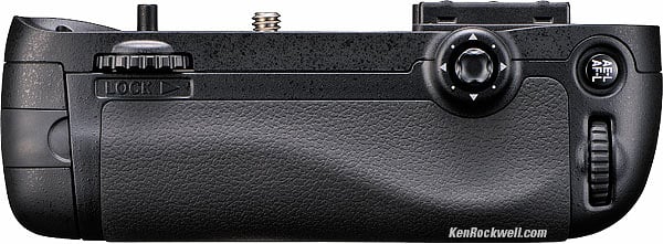 Back, Nikon MB-D15 grip