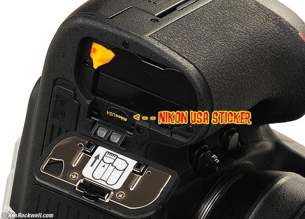 Nikon D800 USA Box End