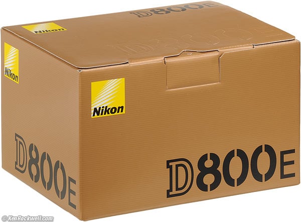 Box, Nikon D800E