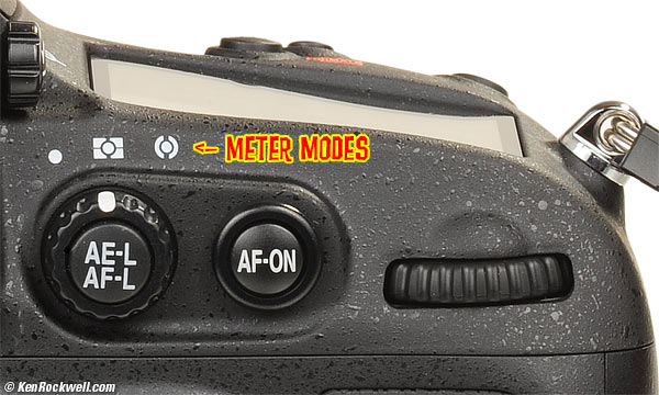 Nikon D800 and D800E rear controls