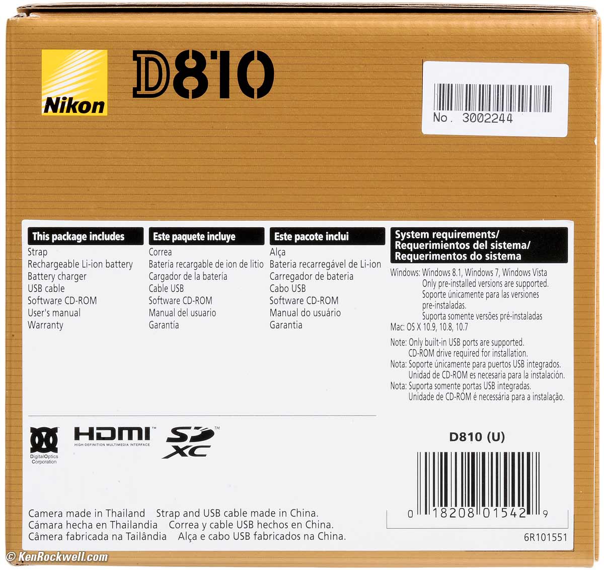 Nikon D810 Review & Sample Images by Ken Rockwell
