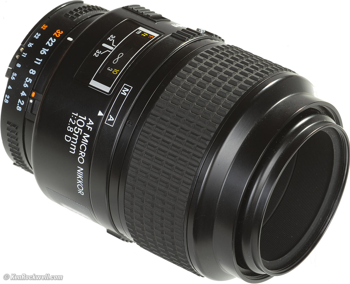 カメラ レンズ(単焦点) Nikon AF Micro Nikkor 105mm f/2.8 D レンズ(単焦点) カメラ 家電 