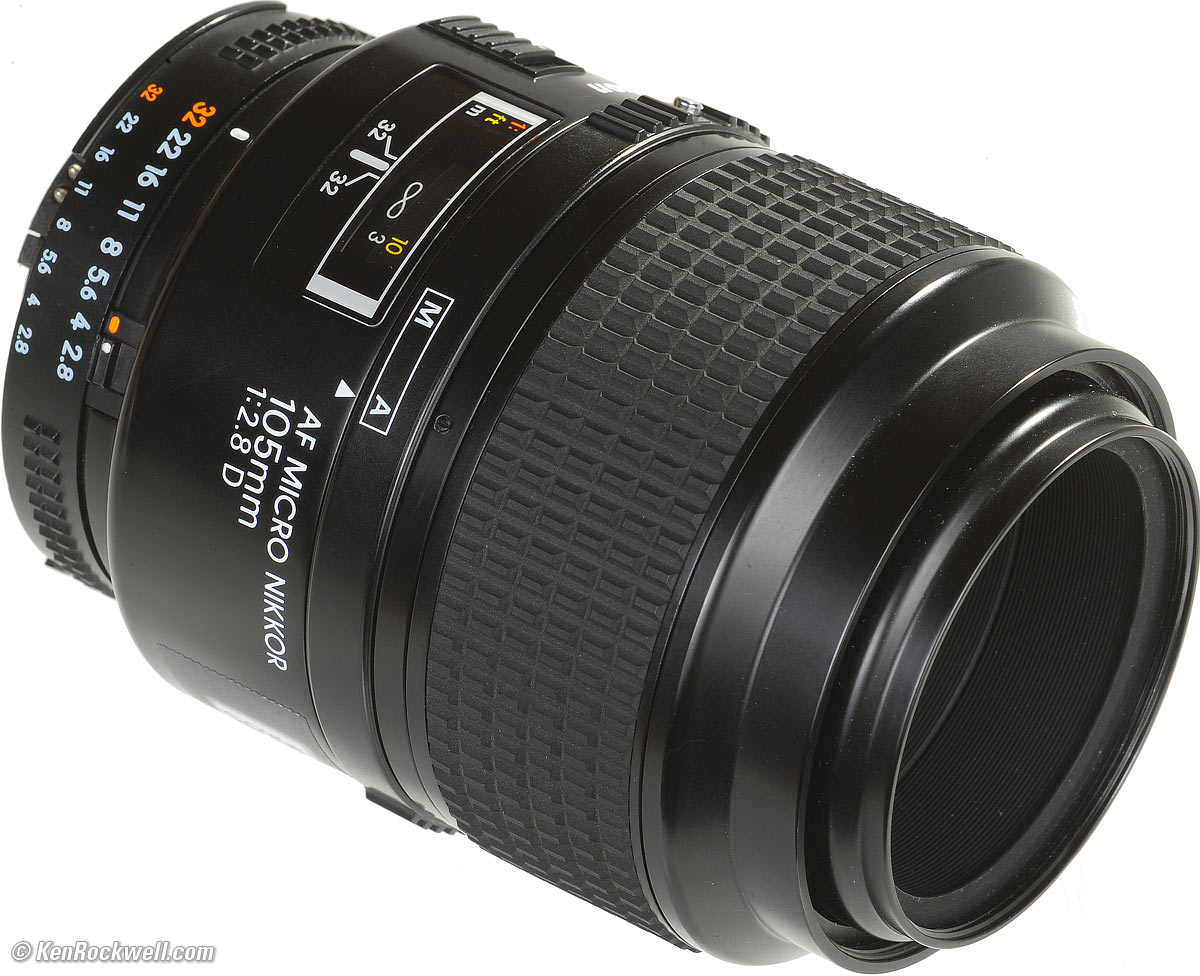 Nikon ニコン AF MICRO NIKKOR 105mm F2.8D - レンズ(単焦点)