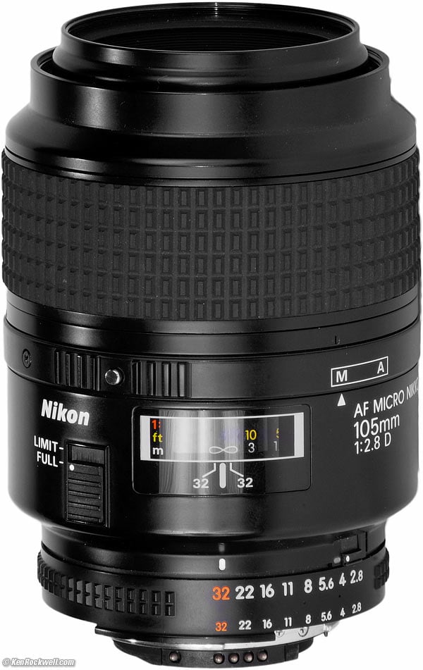 Nikon AF MICRO NIKKOR 105mm  F2.8  D