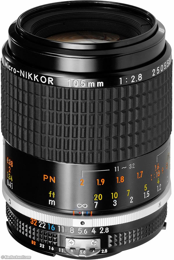 Nikon 105mm f/4 Micro-NIKKOR Bellows mount