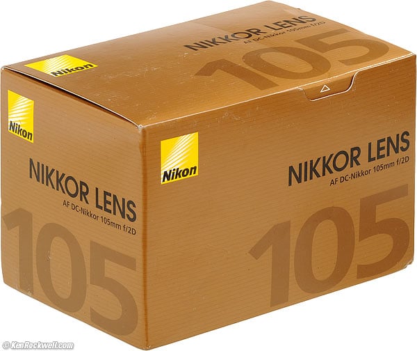 Nikon 105 DC box
