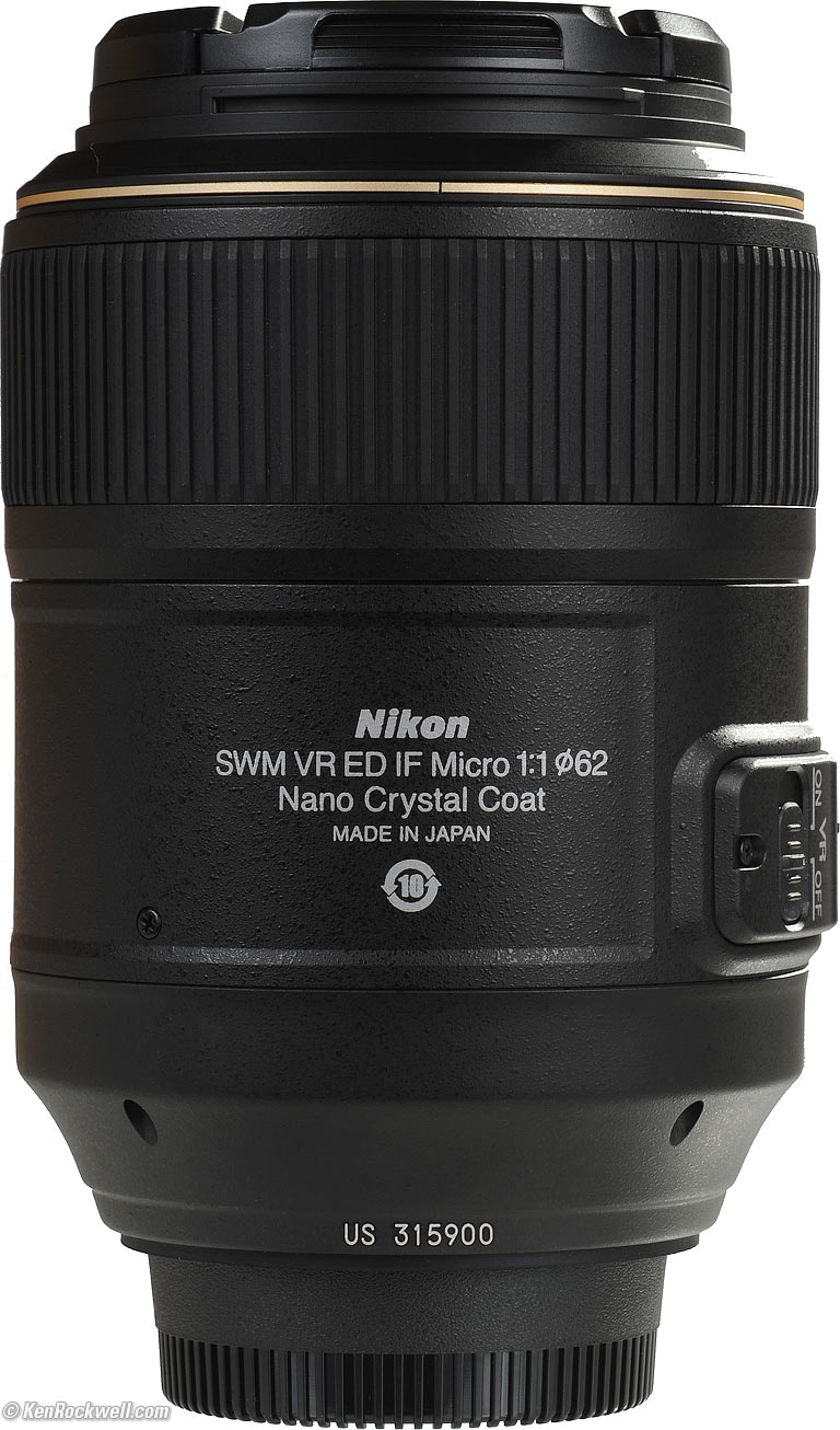 Nikon 105mm f/2.8 G VR Micro (Macro) Review Sample Images Ken Rockwell