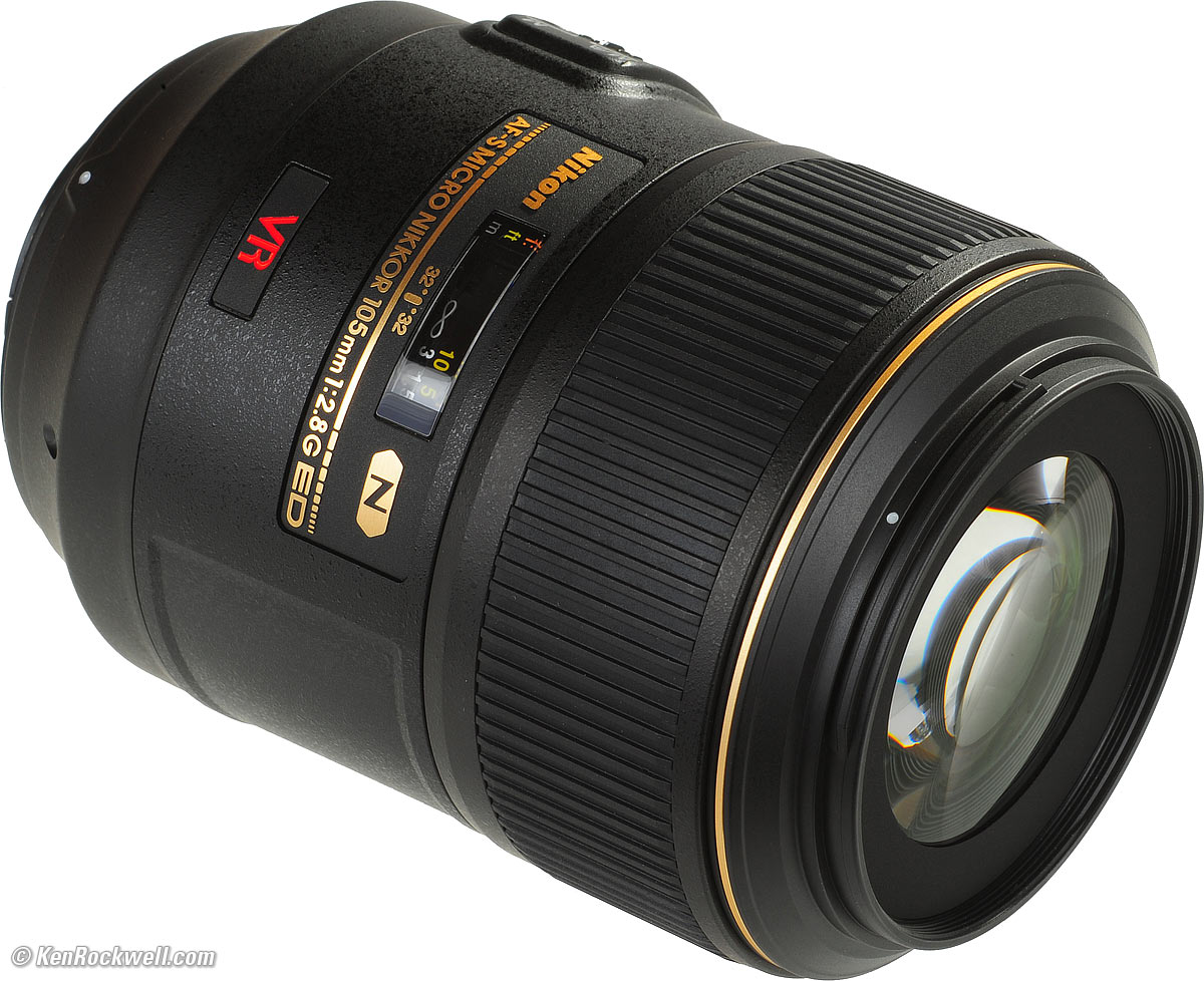 bekendtskab bifald Klappe Nikon 105mm f/2.8 G VR Micro (Macro) Review & Sample Images by Ken Rockwell