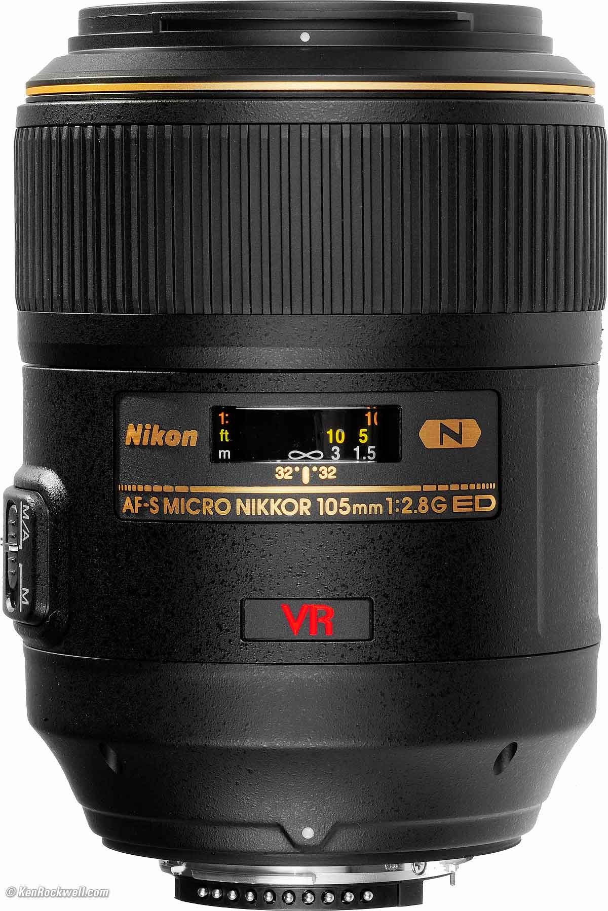 bekendtskab bifald Klappe Nikon 105mm f/2.8 G VR Micro (Macro) Review & Sample Images by Ken Rockwell