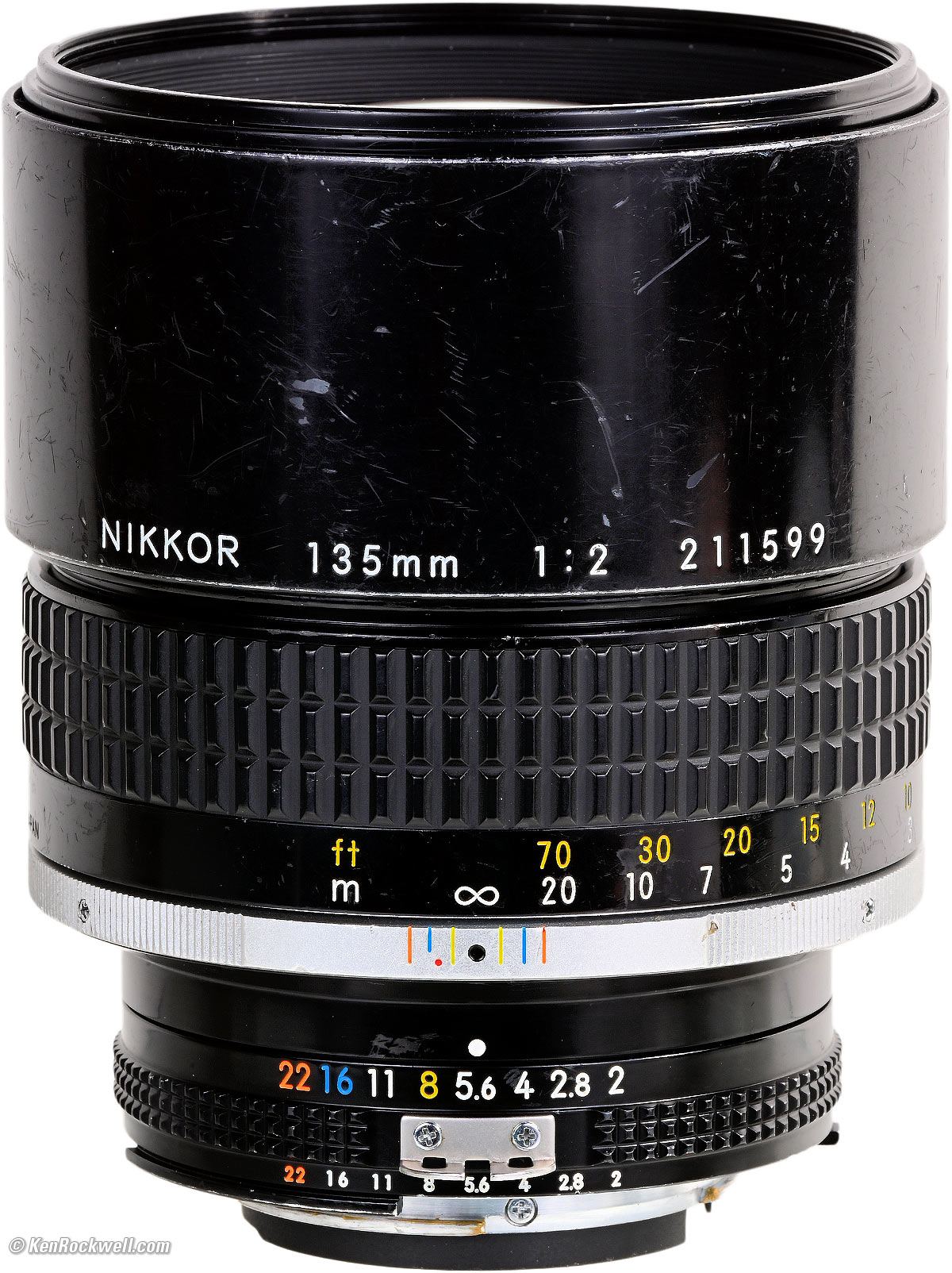 together phone secondary Nikon 135mm f/2 Review
