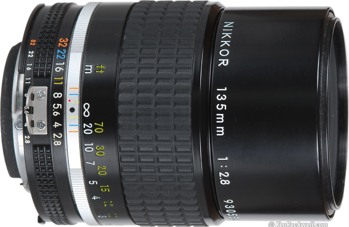Nikon ai-s 135mm f/2.8 ニコン レンズ-