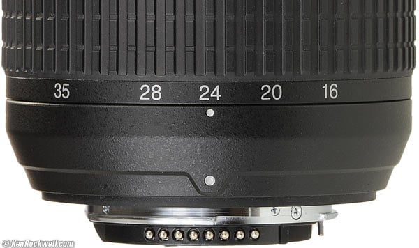Nikon 16-35mm zoom ring