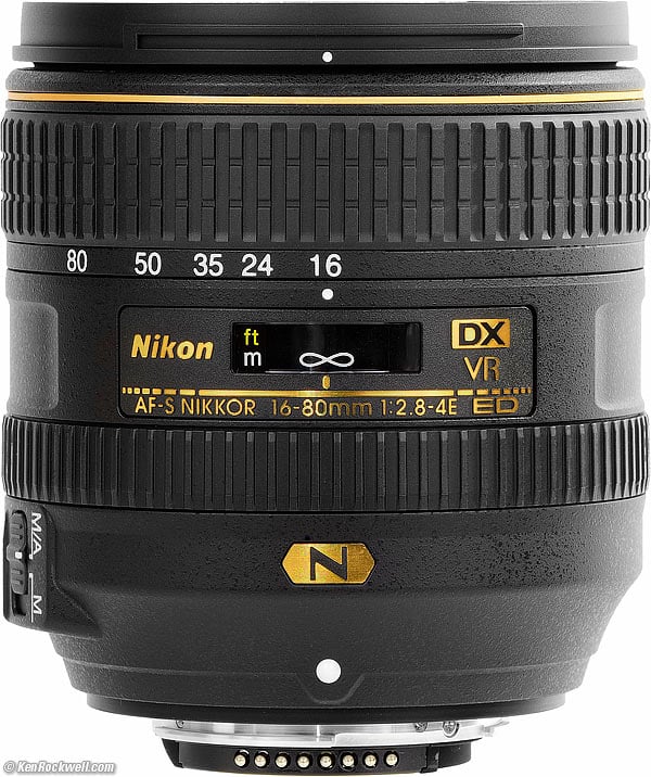 直売超安い AF-S Nikkor VR ED F/2.8-4E 16-80mm DX レンズ(ズーム)