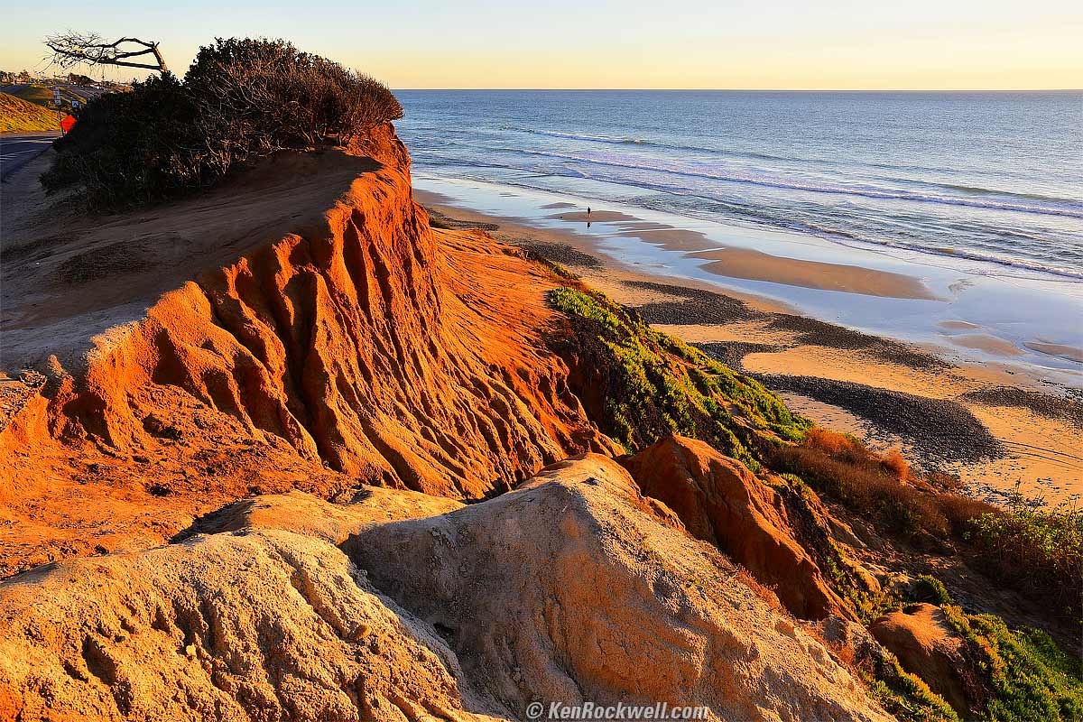 Eroded ocean cliffs