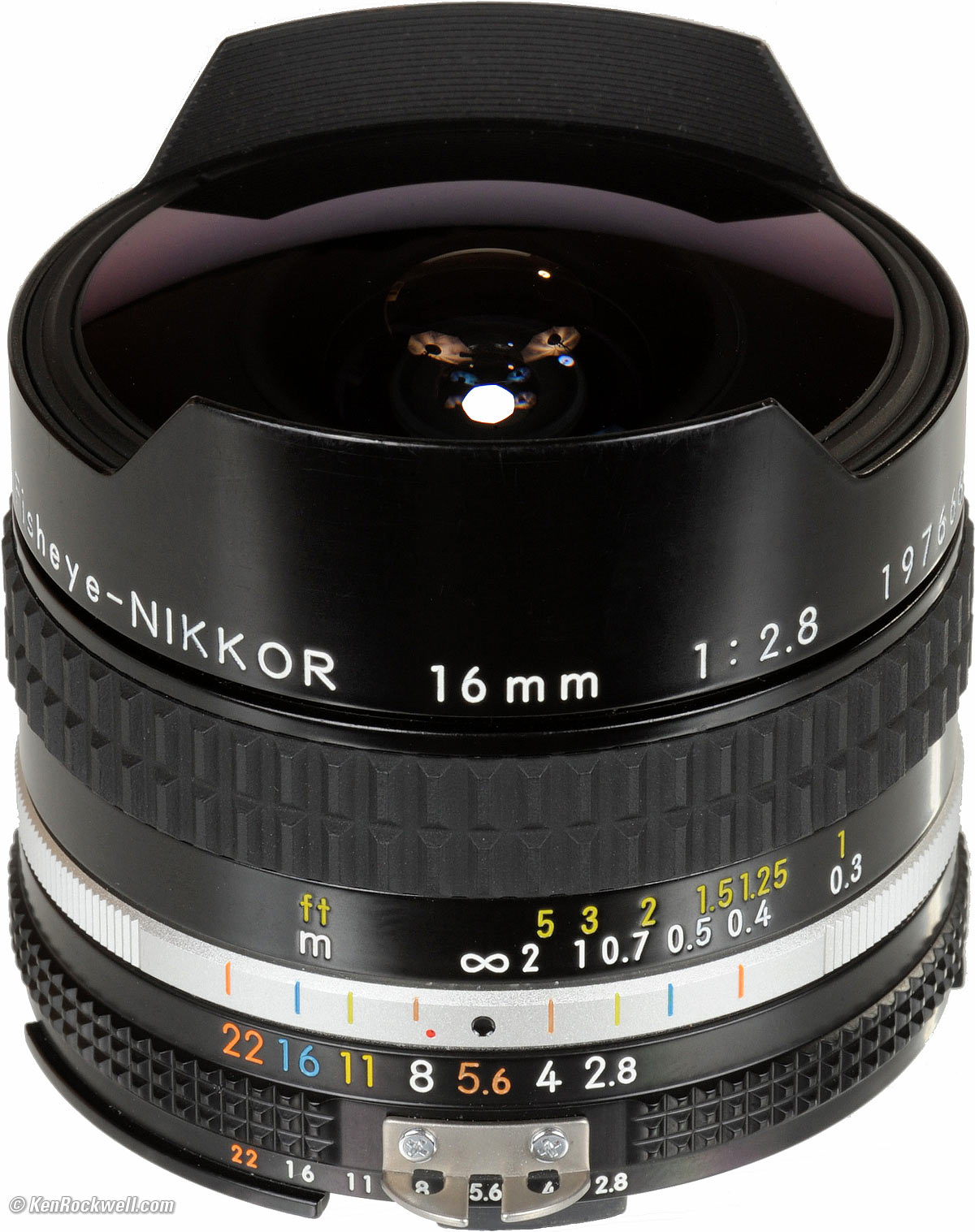 ジャンク NIKKOR 16mm f2.8 魚眼 フィッシュアイ-
