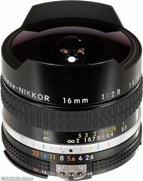 Nikon 16mm f/2.8 AI-s Fisheye review