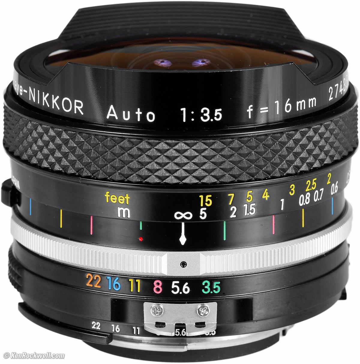 Genuine Instruction Manual Nikon Nikkor AF Fisheye 16mm f/2.8D Lens 