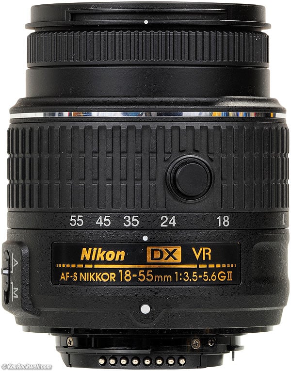 Parasol para Nikon Nikkor 18-55mm f/3.5-5.6gii AF-S DX zoom hb-45 hb45