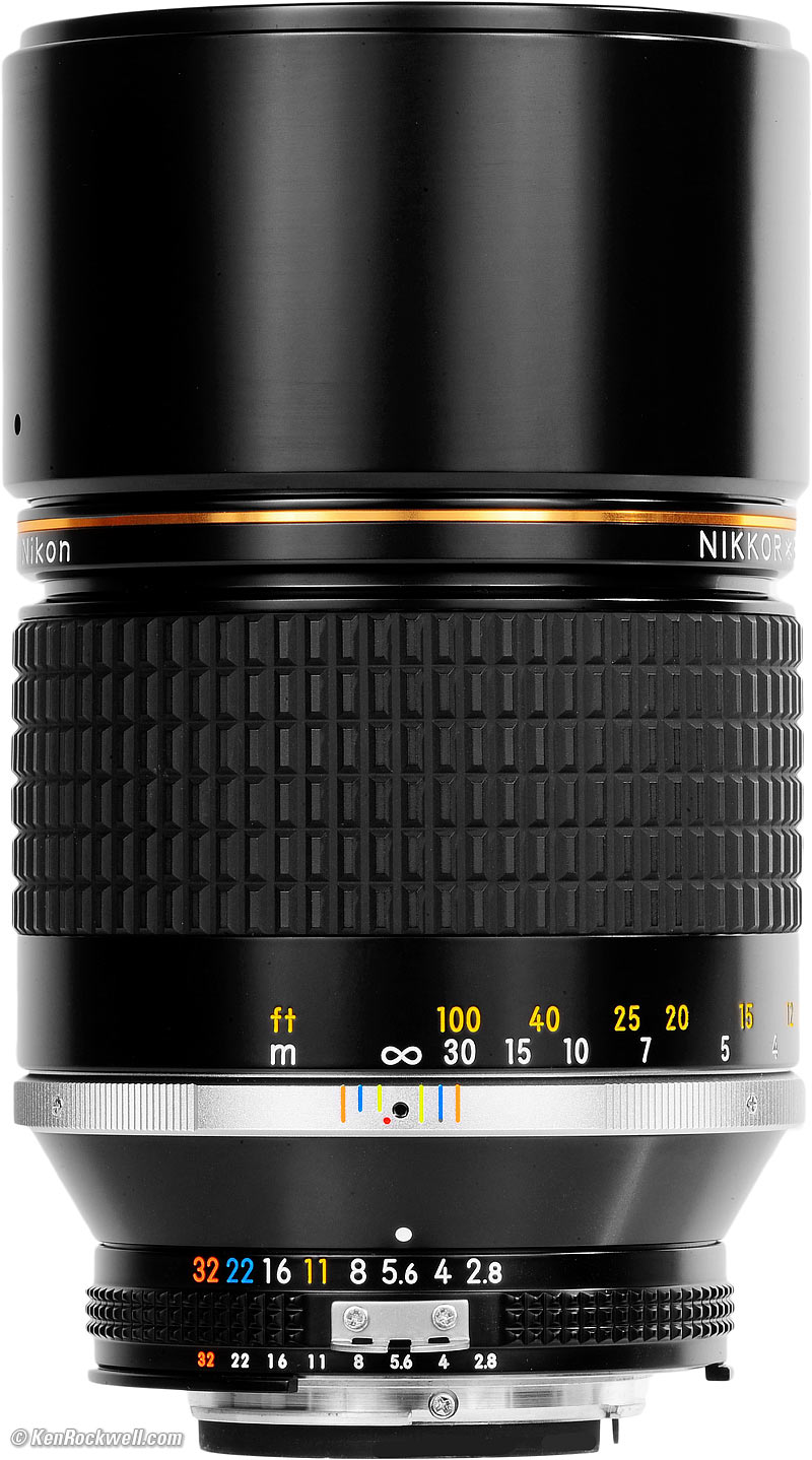 Nikon Ai-S NIKKOR ED 180㎜ f2.8【美品３点セット】