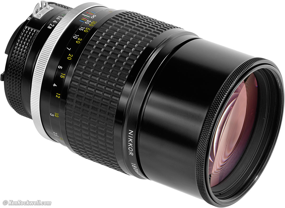 カメラ レンズ(単焦点) Nikon 180mm f/2.8 ED AI-s Review & Sample Images by Ken Rockwell