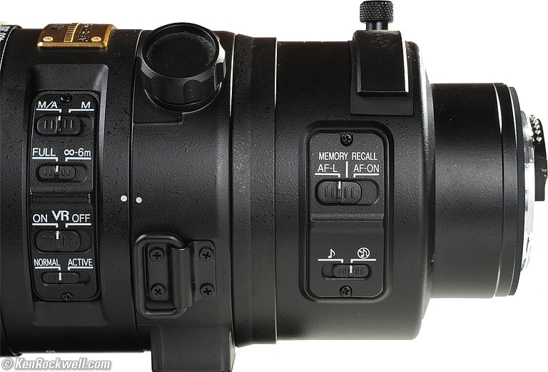 Controls, Nikon 200-400