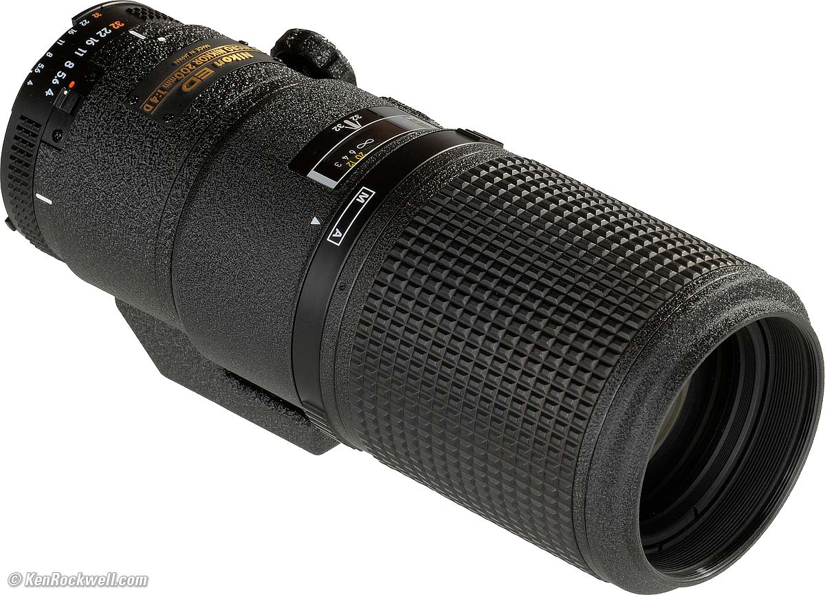 Nikon ニコン AF MICRO NIKKOR 200mm f4 D ED-