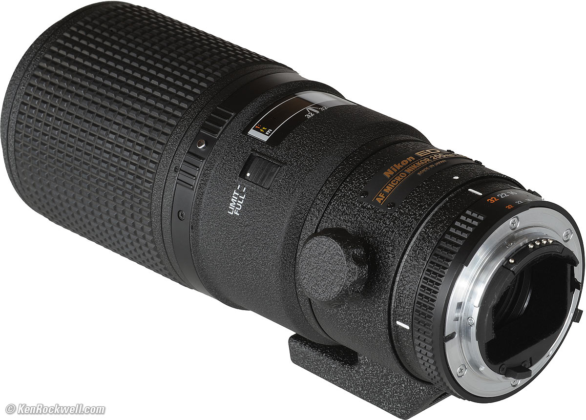 Nikon ニコン AF MICRO NIKKOR 200mm f4 D ED-