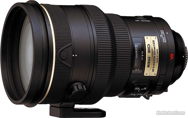 Nikon 200mm f/2 VR