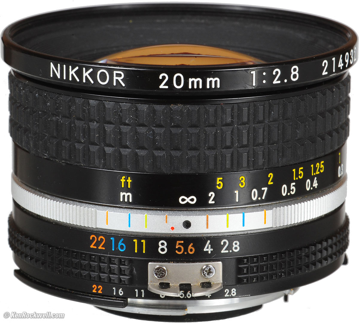 Nikon NIKKOR AI-S Ais 28mm f2.8 #1975