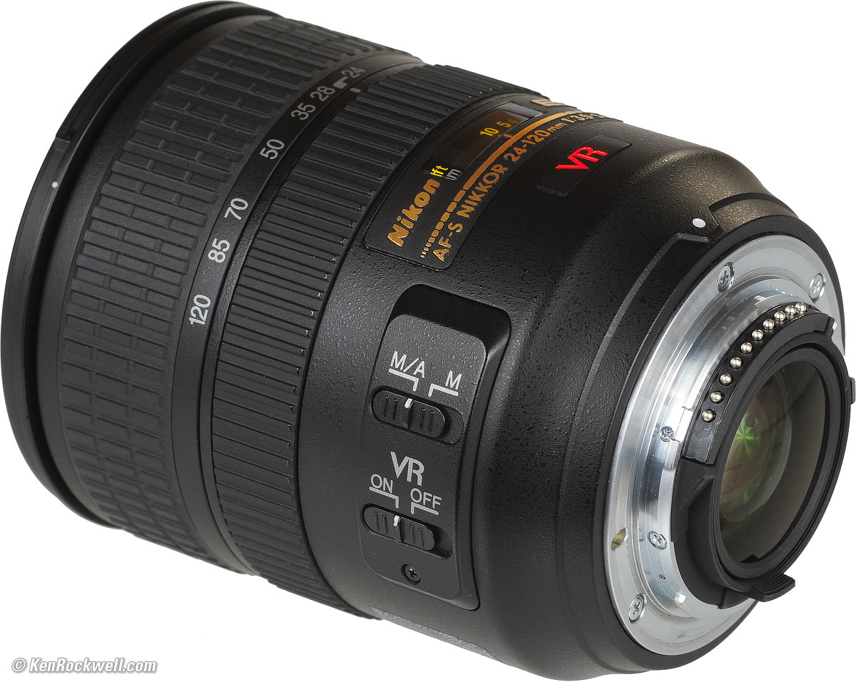 カメラ レンズ(ズーム) Nikon 24-120mm f/3.5-5.6 VR (2003-2010)