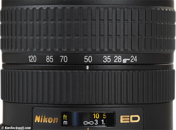 カメラ レンズ(ズーム) Nikon 24-120mm f/3.5-5.6 VR (2003-2010)