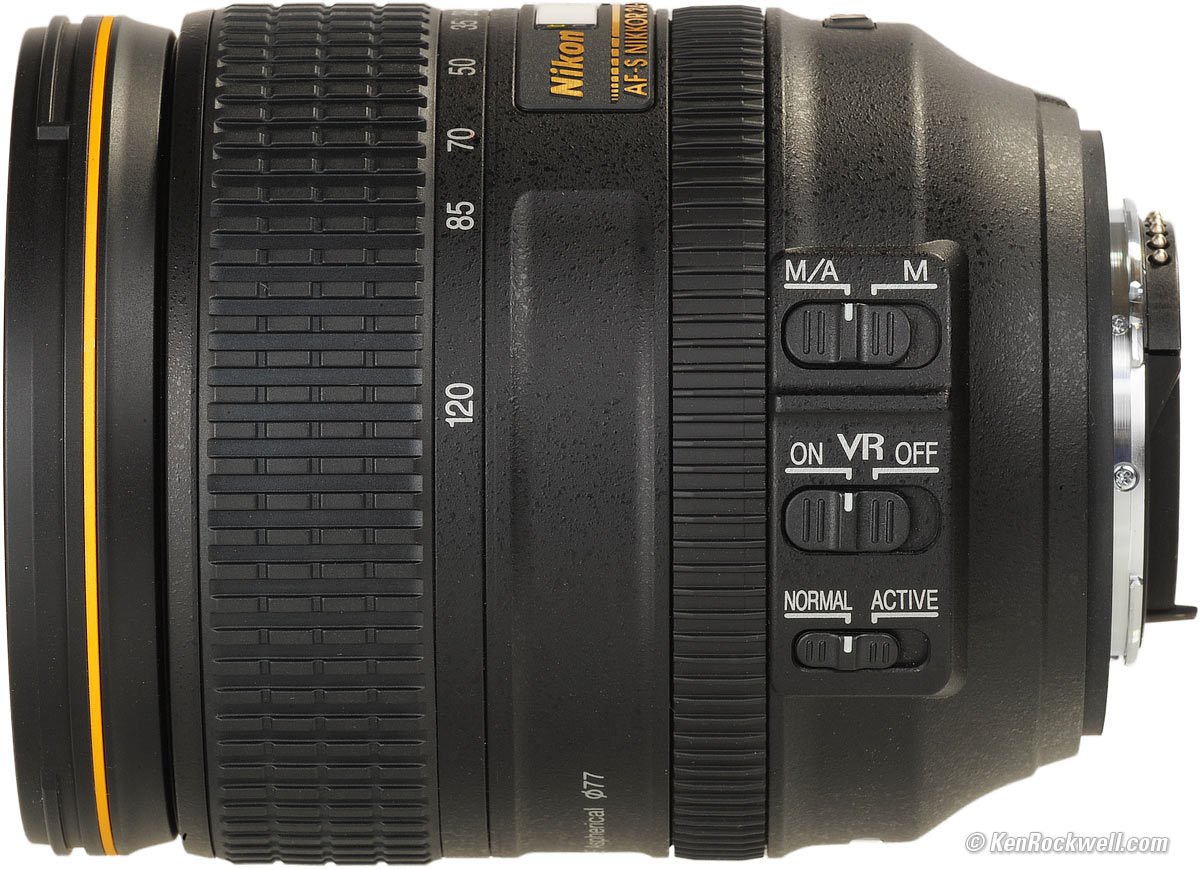 カメラ Nikon AF-S 24-120mm f/4G ED VR レンズ ・スマホ・