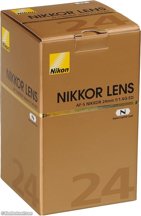 Box, Nikon 24mm f/1.4