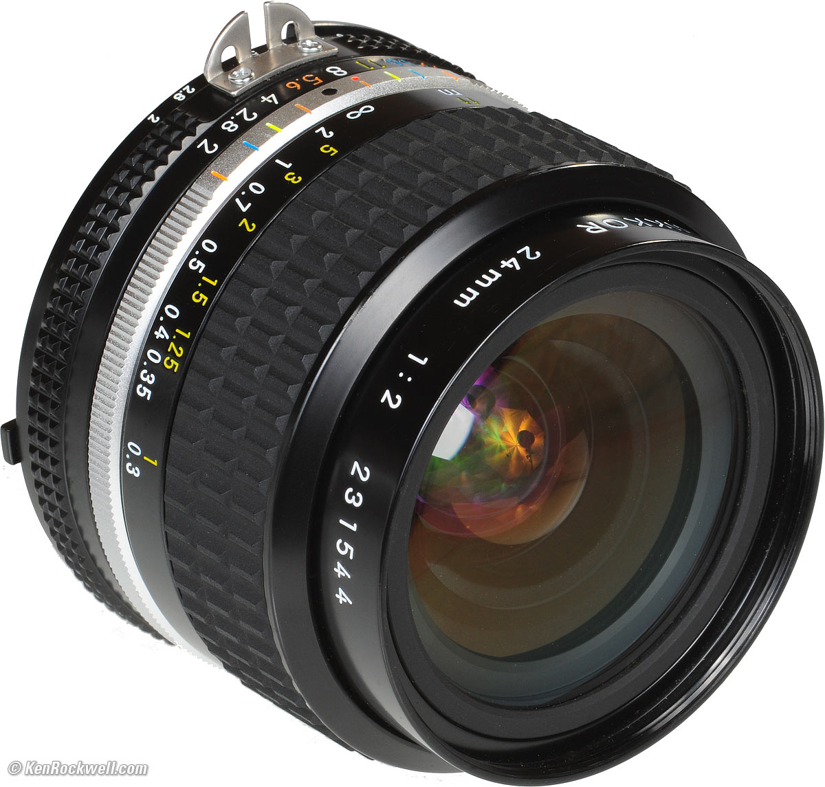 Seamless Follow Focus Gear for Nikon 24mm f2 AI-S Lens 