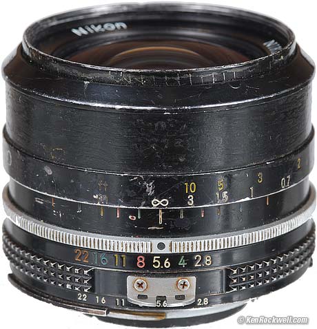 Standard take Creature Nikon 24mm f/2.8 AF-D