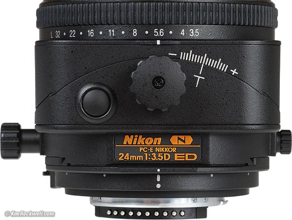 Nikon 24mm PC-E Aperture ring