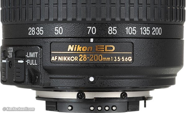 Vul in vroegrijp maat Nikon 28-200mm G Review