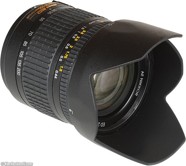 Nikon 28-200mm G with HB-30 Hood