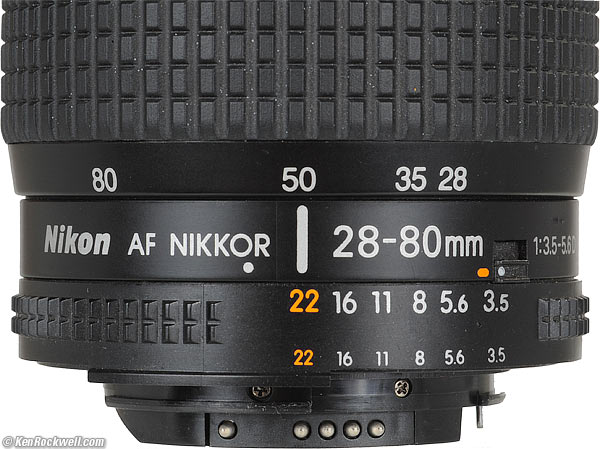 HB-20 Paraluce compatibile con obiettivo Nikon Nikkor AF 28-80 m f/3.3-5.6G